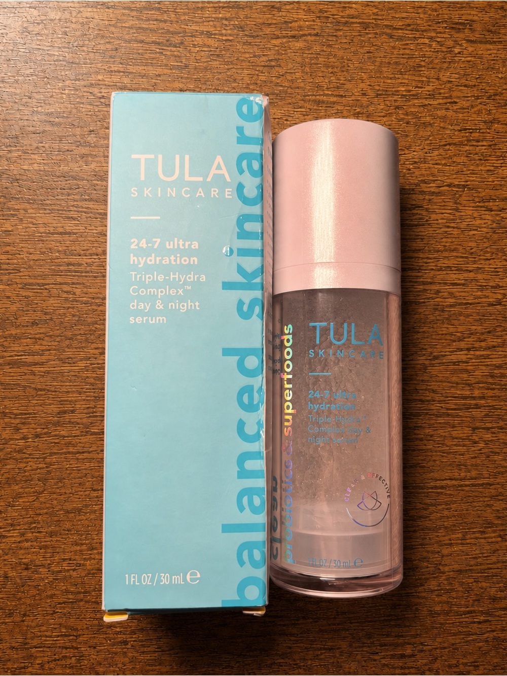 TULA 24-7 Ultra Hydration Triple-Hydra Complex Day & Night Serum – 1 oz